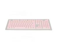 HaloVerde Copritasti PBT Traslucidi 108 Tasti per Tastiere Meccaniche a 61/87/104/108 Tasti Processo di Sublimazione Due Colori (Rosa)