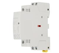 HaloVerde Din Rail Contactor 25 Amp 2 Pole with 24V AC 50 / 60Hz Coil, 2NO Main Contacts, Energy Saving Low Noise Relay for Residential Electrical Panels