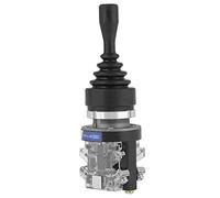 HaloVerde Interruttore joystick momentaneo HKA1 41Z02 con foro di montaggio da 30 mm, interruttore joystick 2NO a 2 posizioni con stick autoripristinante per l'automazione