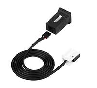 HaloVerde Interruttore USB AUX per auto con cavo AUX RCD510 RCD310 per/R MK5 MK6, include kit di sostituzione jack di ingresso AUX, parte 5KD035724