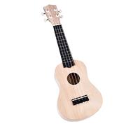 HaloVerde Kit per ukulele in legno verniciabile per assemblaggio creativo, questo kit fai da te per ukulele include tutte le parti per un ukulele soprano a 4 corde da 21 pollici