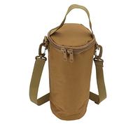 HaloVerde Organizer per attrezzatura da campeggio con tracolla regolabile per luci da campeggio e taniche di carburante, una versatile borsa per bombole di gas per viaggi, nylon (Colore del suolo)