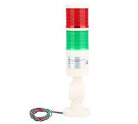 HaloVerde Spia LED per macchina con base pieghevole Design della lampada per la segnalazione dello stato della macchina, alimentazione 24 V CC, luce di avvertenza rossa verde