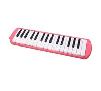 HaloVerde Strumento melodica a 32 tasti con bocchini corti e lunghi, un pianoforte a bocca completo per principianti, adulti e bambini per l'educazione musicale e come regalo (Pink)