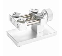 HaloVerde Strumento professionale per la rimozione della lunetta dell'orologio, funziona come un apriscatole regolabile e un Sistemi completo di strumenti per il banco di lavoro (Argento)