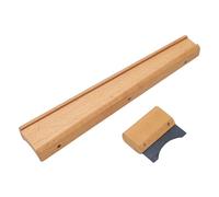 HaloVerde Supporto per tastiera per violino e kit di raschietto per riparazione violino con morsetto in legno d'acero e lama in acciaio ad alta velocità per lavori di liuteria e