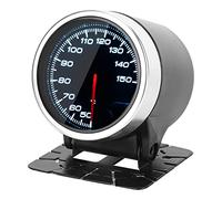 HaloVerde Universal Oil Temperature Gauge 2 Inch 52mm, 50-150℃ Range with Sensor and Warning Setting, Auto Oil Temperature Meter for Car Engine Monitoring