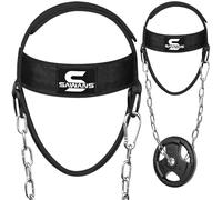 Halsgeschirr Neck Trainer Imbracatura per Collo per Sport con Pesi Barella per Collo Cintura per Sollevamento Pesi Allenatore per la Testa Uomo Collo Mal di Schiena Imbracatura per la Testa