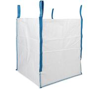 HALSTED - Borsa da costruzione resistente in polipropilene intrecciato da 200 galloni, colore bianco, confezione da 1