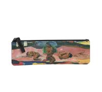 Halta Definizione - Astuccio Porta Matite, in Tessuto Stampato con un'Opera d'Arte di Gaugin, con Chiusura a Zip, Ideale per Contenere Matite, Penne e Accessori, 22 x 2 H x 6,5 cm, Mahana
