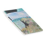 Halta Definizione - Book Cover, Pratica Custodia Imbottita in Tela Stampata con un'Opera d'Arte di Monet, Ideale per Contenere e Proteggere Libri o Altri Accessori, 19 x 25H cm, Passeggiata