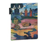 Halta Definizione - Cover Book, Custodia Libro Imbottita in Tessuto Stampato con un'Opera d'Arte di Gaugin, Ideale per Proteggere Libri o Accessori, 19 x 25H cm, Mahana