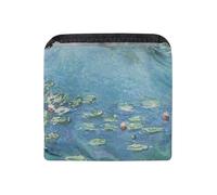 Halta Definizione - Shopper Pieghevole, con un'Opera d'Arte di Monet, Leggera, con Pratica Tasca-Contenitore per Riporla, 35 x 40H cm da Aperta, 12 x 12H cm da Chiusa