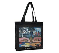 Halta Definizione - Tote Bag, Borsa Tote in Tessuto Stampato con un'Opera d'Arte di Gaugin, con Tasca Interna, Capiente e Ideale per Contenere Oggetti Personali, 35 x 44H x 15cm, Mahana