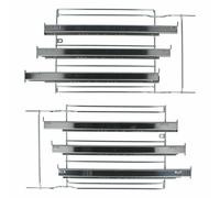 Haltegitterset Con Telescopica 3-fach per Teglie Ruggine Gorenje