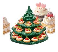 halter gefüllte eier servierplatte weihnachtsbaum 4-lagig 26 löcher harz vorspeisenhalter wiederverwendbar snackplatte tischdekoration innen außen feiertagsfeier thanksgiving ostern hochzeit grillen p