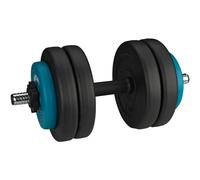 Avento 6 Synthetic Weight Plate Set Dumbbell Blu,Nero 15 kg