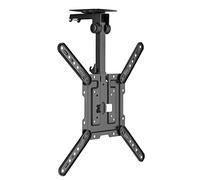 HALTERUNGSPROFI Supporto da soffitto per TV, inclinabile fino a 105°, per tetti inclinati, altezza regolabile, portata massima 20 kg, max. VESA 200 x 200, fino a 55 pollici CM422L