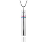 HALUKAKAH Collana per Respirazione 417 Hz Frequenza dell’Amore | Sintonizzazione per Meditazione Consapevole | Fischietto Contro Ansia e Stress | Terapia del Suono e Respiro, Platino Arcobaleno