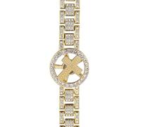 HALUKAKAH Placcato in Oro Reale 18k Bracciale per Uomo - 362 Pezzi di Diamanti Squisiti,Ciondolo a Sroce Girevole,Piccole Cose Agitate - Gioielli Accessori Punk Hip-hop,Regalo per I Propri Cari