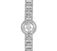 HALUKAKAH Placcato in Platino Bracciale per Uomo - 362 Pezzi di Diamanti Squisiti,Ciondolo Vergine Maria Girevole,Piccole Cose Agitate - Gioielli Accessori Punk Hip-hop,Regalo per I Propri Cari