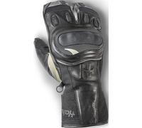 Halvarssons Duved guanti da moto impermeabili, nero/grigio, Taglia 9