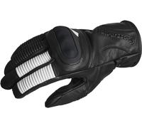 Halvarssons Flaxen Guanti da moto, nero-bianco, taglia 2XL per maschi