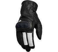 Halvarssons Flaxen Guanti da moto, nero-bianco, taglia M L per maschi