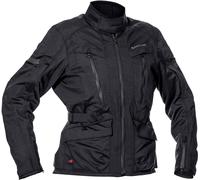 Halvarssons Gruven impermeabile Giacca tessile moto da donna, nero, taglia 46 per donne