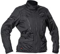 Halvarssons Gruven impermeabile Giacca tessile moto da donna, nero, taglia 48 per donne