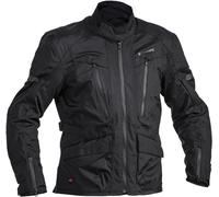 Halvarssons Gruven impermeabile Moto Tessile Giacca, nero, taglia 58 per maschi