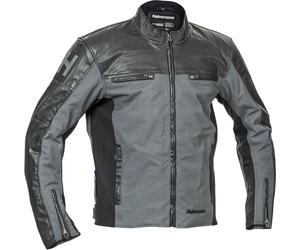 Halvarssons Holmen impermeabile Moto Tessile Giacca, nero-grigio, taglia 62 per maschi