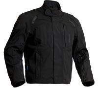Halvarssons Naren impermeabile Moto Tessile Giacca, nero, taglia 50