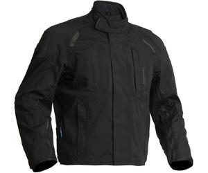 Halvarssons Naren impermeabile Moto Tessile Giacca, nero, taglia 50