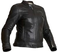 Halvarssons Orsa Giacca da donna in pelle per moto, nero, taglia 40 per donne