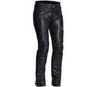 Halvarssons Rider Pantaloni da donna in pelle da moto, nero, taglia 46 per donne