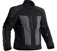 Halvarssons Vansbro impermeabile Moto Tessile Giacca, nero-grigio, taglia 54 per maschi
