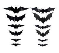 Halween Bat Decor decorazioni per pareti illuminate 3D Bat Bat LED BATS Halloween Decor (12pcs) (12pcs)