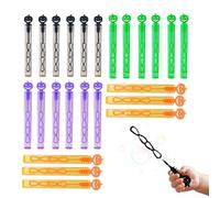 Halween Bubble Wands | 24 pezzi per bambini Halloween Bubble Wands | Giocattoli per le offerte di soffiatore portatile per le attività estive di compleanno per bambini di Pasqua fuori e CLA