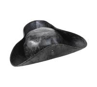 Halween Pirate Hat | Cappello Pirata In Pelle Bambini Adulti | Cappelli Costume Del Capitano Dei Pirati Medievali Per Uomini E Donne | Cappelli Tricorno In Stile Coloniale In Difficoltà Vestiti
