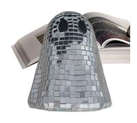 Halween Silver Disco Ghost Table Decoration Spooky Sign - Ornament Festive for Party Desktop Scaffale Mantel Decorazione del vassoio a più tiete | Centrotavola di Halloween per tavolo da pranzo |