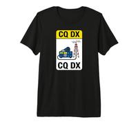 Ham Radio CQ DX Amateur Operator Antenna Transceiver Design Maglietta Premium