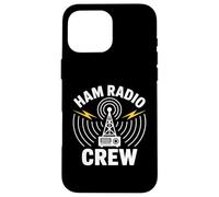 Ham Radio Crew onde di segnale Custodia per iPhone 16 Pro Max