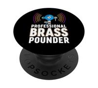 Ham Radio CW Professional Brass Pounder Morse Code PopSockets PopGrip Adesivo