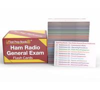 Ham Radio General Study Cards: Ham Radio General License Exam Prep and Practice Test Questions [Full Color Cards]
