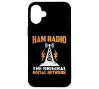 Ham Radio L'originale operatore di social network radio prosciutto Custodia per iPhone 16 Plus