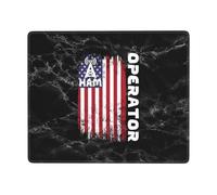 Ham Radio Operator Tappetini Mouse Antiscivolo Mousepad Base in Gomma Tappetino per Mouse per Ufficio Casa Lavoro 25X30Cm