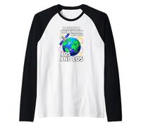 Ham Radio Satellite AOS Los Acquisition Signal Design Maglia con Maniche Raglan