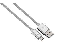 Hama 0,5m Micro Cavo USB Alluminio IN Nylon Cavo Dati Sincronizzazione Cellulare