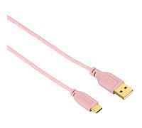 Hama 0,75 m USB-C Cavo Rapido Ricarica Dati Slim Rosa 135787